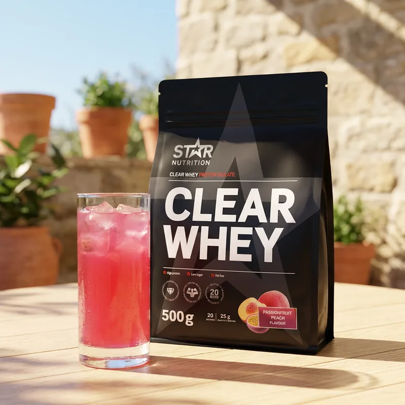Star Nutrition Clear Whey Myseprotein 500 g i hverdagsmiljø