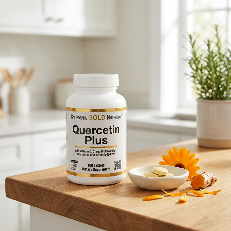 California Gold Nutrition Quercetin Plus produktbilde