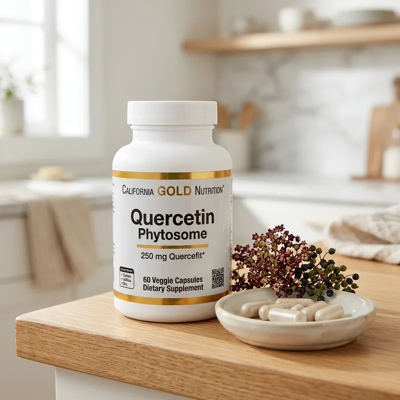California Gold Nutrition Quercetin Phytosome (Quercefit) produktbilde
