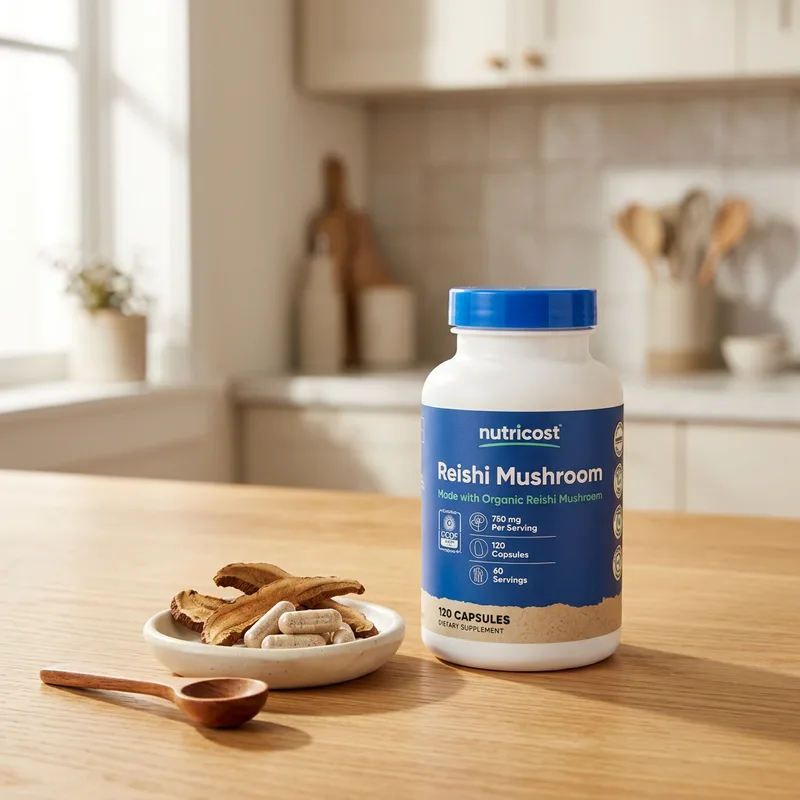 Nutricost Reishi Mushroom 750 mg produktbilde