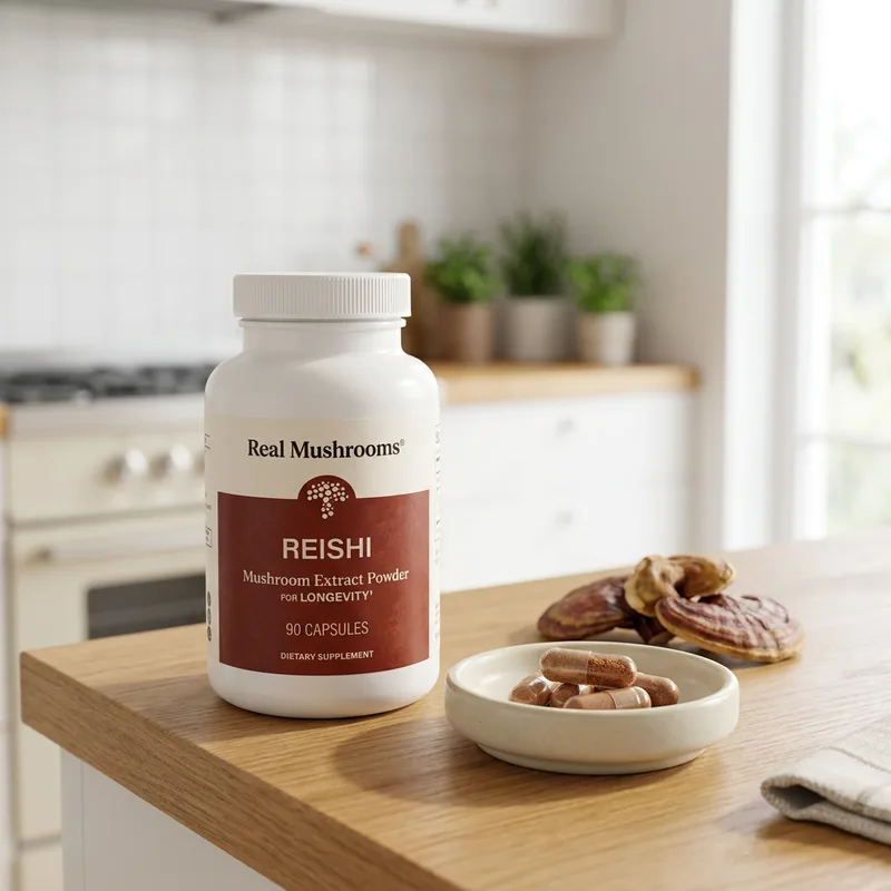 Real Mushrooms Reishi Ekstrakt produktbilde