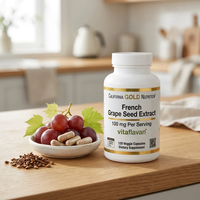 California Gold Nutrition French Grape Seed Extract (Vitafla produktbilde
