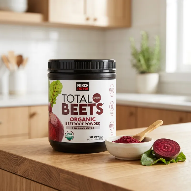 Force Factor Total Beets Organic Beetroot Powder produktbilde