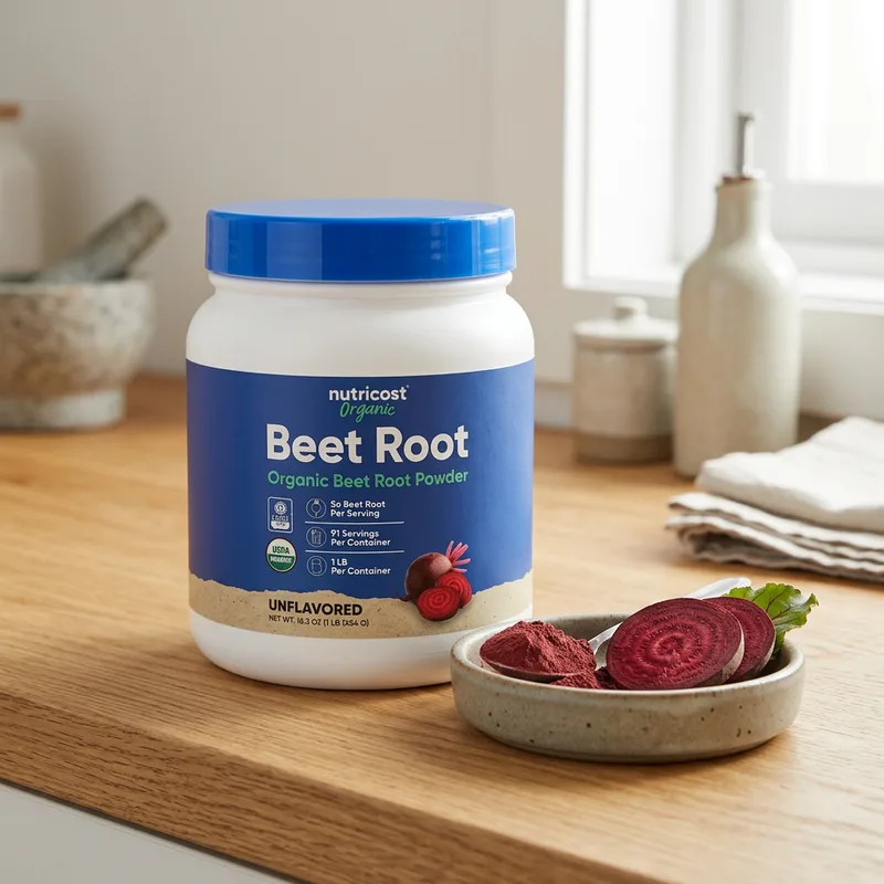 Nutricost Organic Beetroot Powder produktbilde