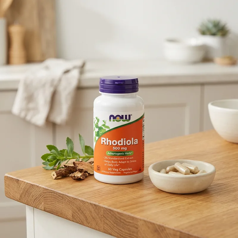 NOW Foods Rhodiola 500 mg produktbilde
