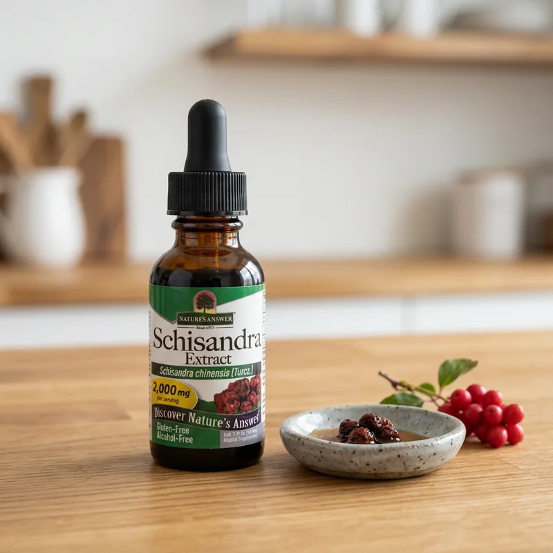 Nature's Answer Schisandra-ekstrakt, alkoholfritt produktbilde