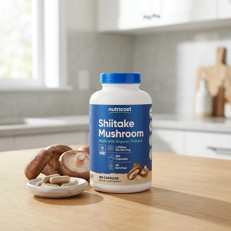 Nutricost Shiitake Mushroom kapsler produktbilde
