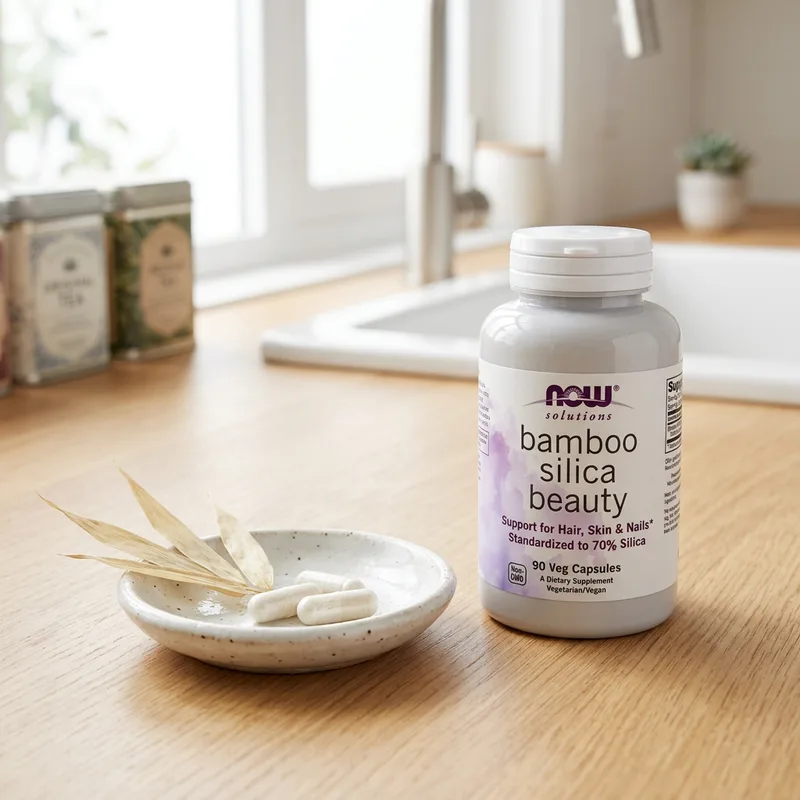 NOW Foods Bamboo Silica Beauty produktbilde