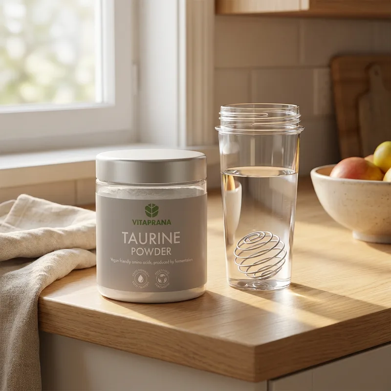 Vitaprana Taurin Pulver 330 g i hverdagsmiljø