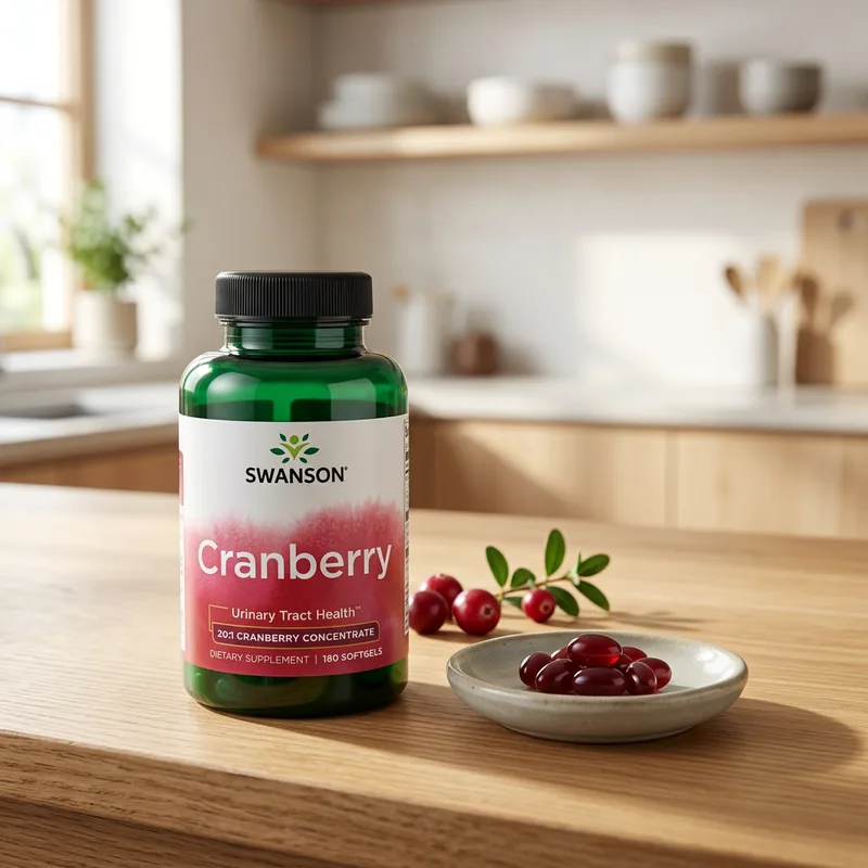Swanson Tranebær, 180 Softgels produktbilde
