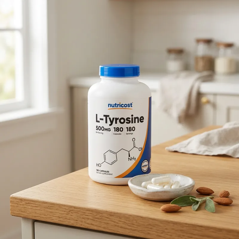 Nutricost L-Tyrosine 500 mg produktbilde