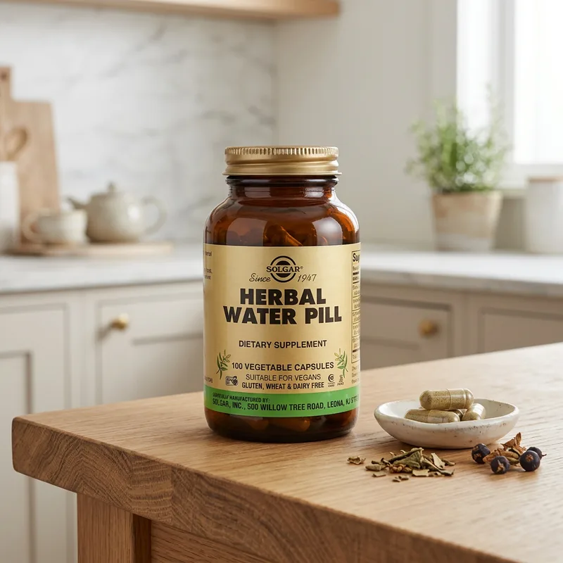 Solgar Herbal Water Pill produktbilde