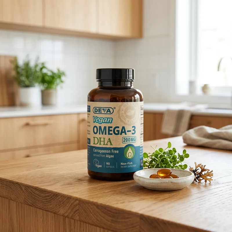 Deva Vegan Omega-3 DHA produktbilde