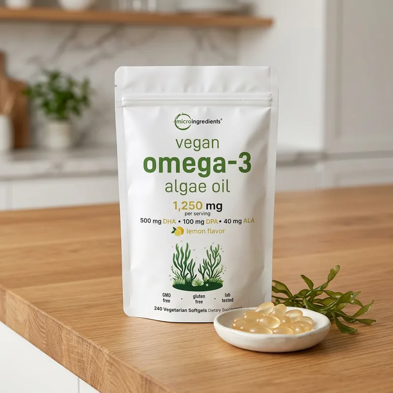 Micro Ingredients Vegan Omega-3 Algeolje produktbilde