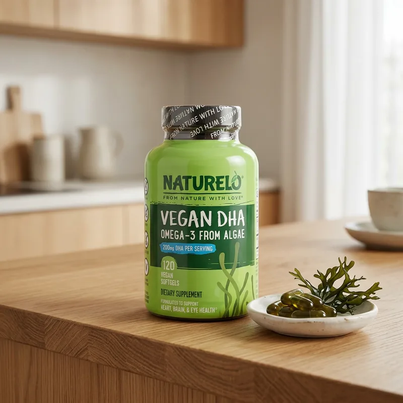 NATURELO Vegan DHA fra Alger produktbilde