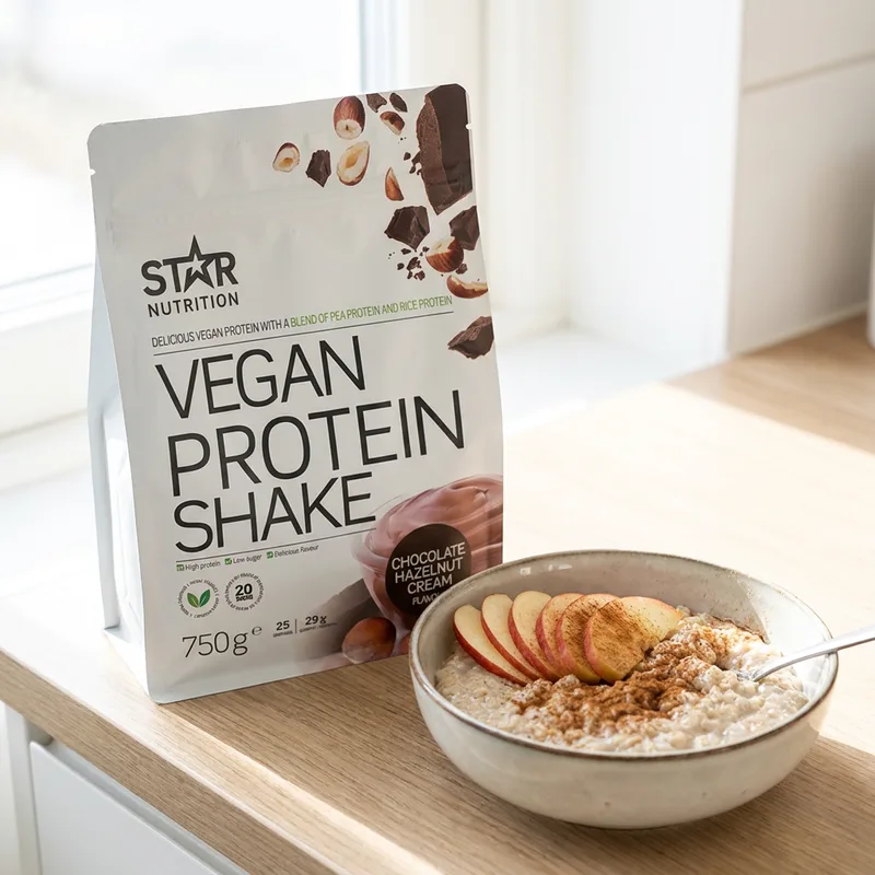 Star Nutrition Vegan Protein Shake 750 g i hverdagsmiljø