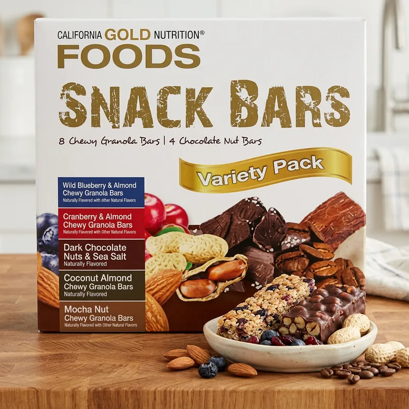 California Gold Nutrition Variety Pack Snack Bars produktbilde