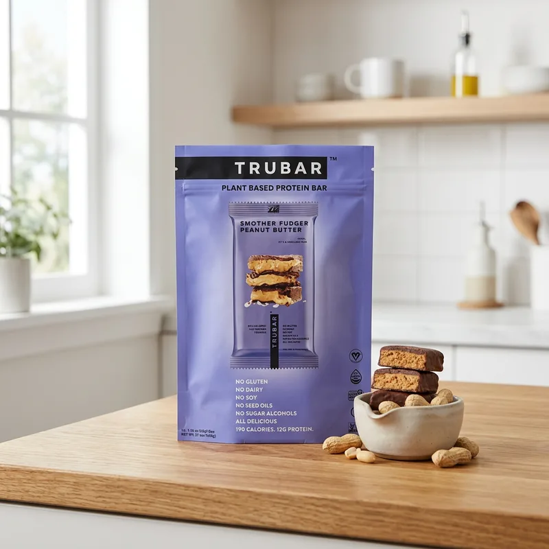 Trubar Plant-Based Protein Bar – Smoother Fudger Peanut Butt produktbilde
