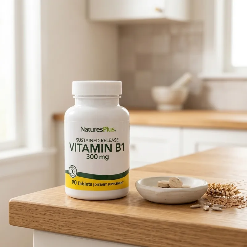 NaturesPlus Vitamin B1 300 mg produktbilde