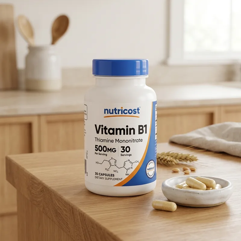 Nutricost Vitamin B1 500 mg produktbilde