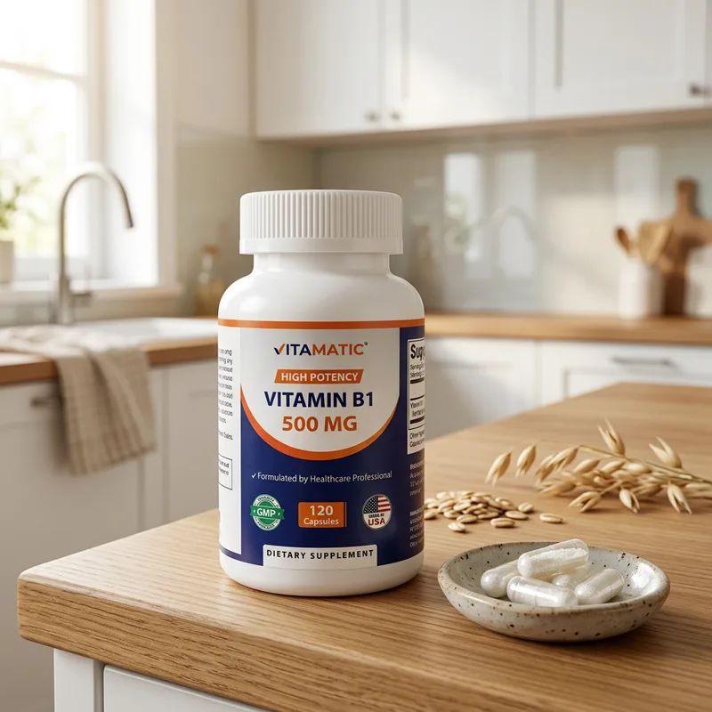 Vitamatic Vitamin B1 500 mg produktbilde