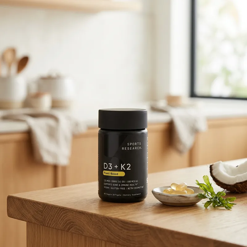 Sports Research D3 + K2 (Plantebasert) produktbilde