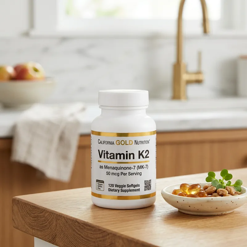 California Gold Nutrition Vitamin K2 (MK-7) 50 mcg produktbilde