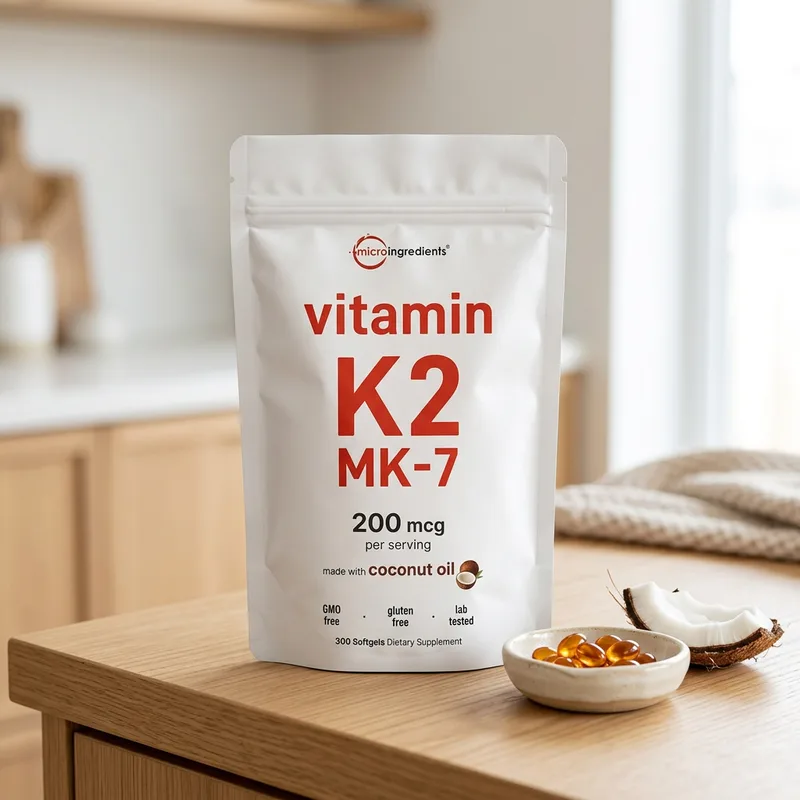 Micro Ingredients Vitamin K2 MK-7 200 mcg produktbilde