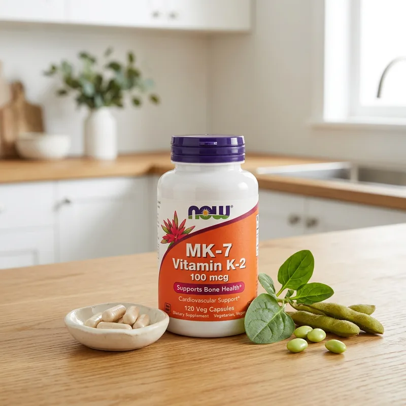 NOW Foods MK-7 Vitamin K-2 100 mcg produktbilde