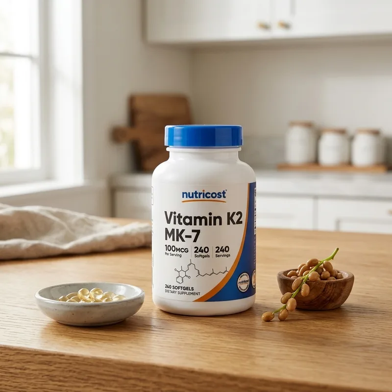 Nutricost Vitamin K2 MK-7 100 mcg produktbilde