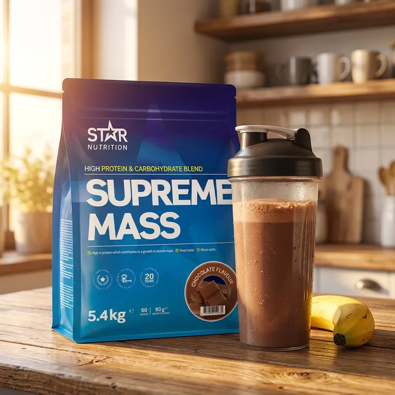 Star Nutrition Supreme Mass 5400 g i hverdagsmiljø