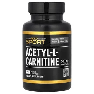 California Gold Nutrition Acetyl-L-Carnitine 500 mg