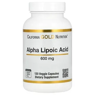 California Gold Nutrition Alfa-liponsyre 600 mg