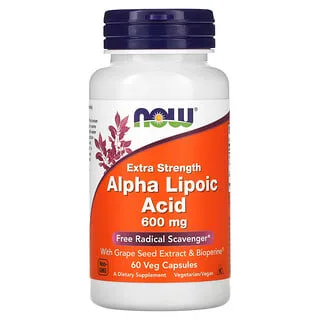 NOW Foods Alfa-liponsyre 600 mg