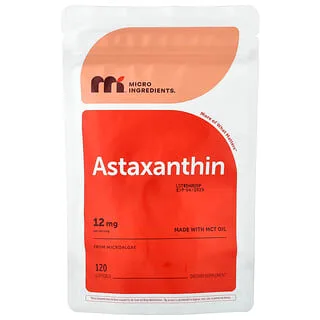 Micro Ingredients Astaxanthin 12 mg (120 kapsler)
