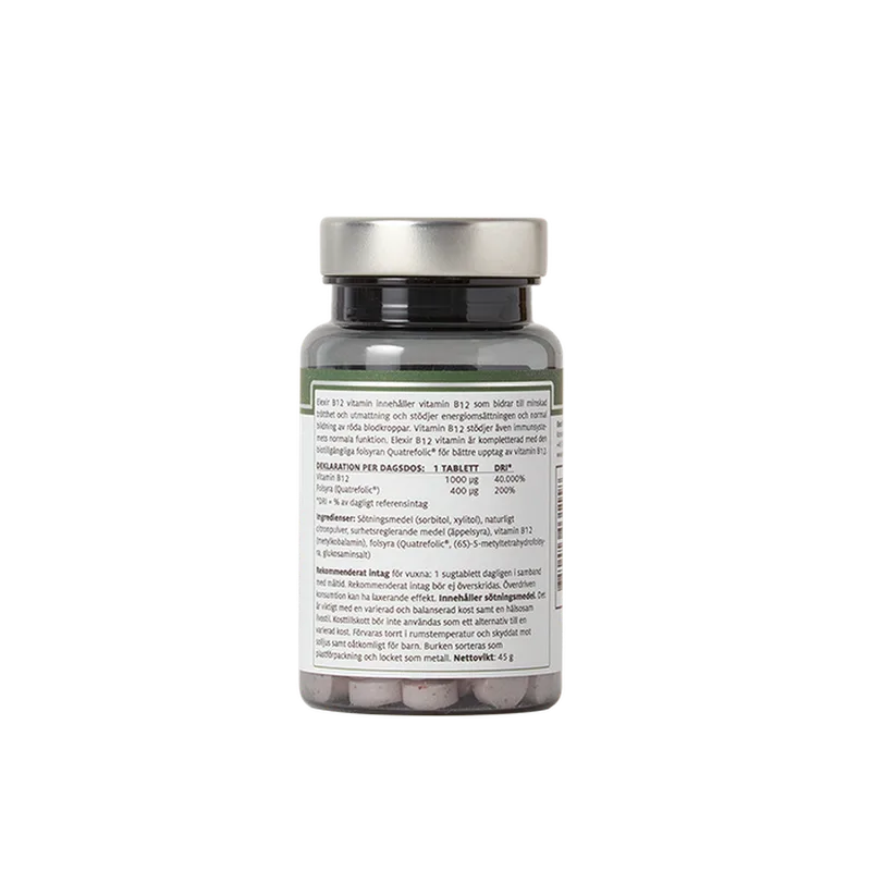 Elexir Pharma B-12 Vegan 100 tabletter
