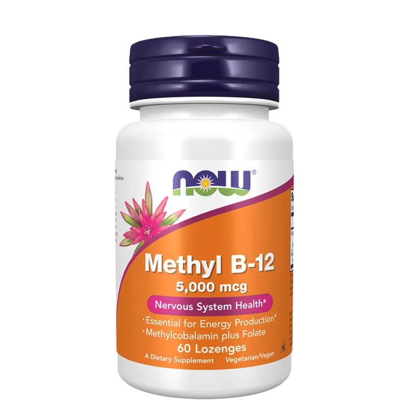 NOW Foods Methyl B-12 5000 µg 60 pastiller