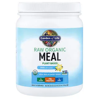 Garden of Life RAW Organic Meal, Vanilje