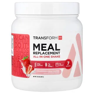 TransformHQ Meal Replacement All-in-One, Jordbær og fløte
