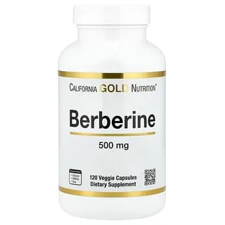 California Gold Nutrition Berberine HCl 500 mg