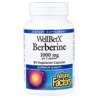 Natural Factors WellBetX Berberine 500 mg (60 kapsler)