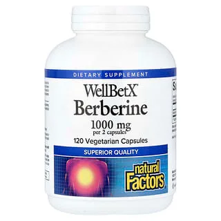 Natural Factors WellBetX Berberine (120 kapsler)