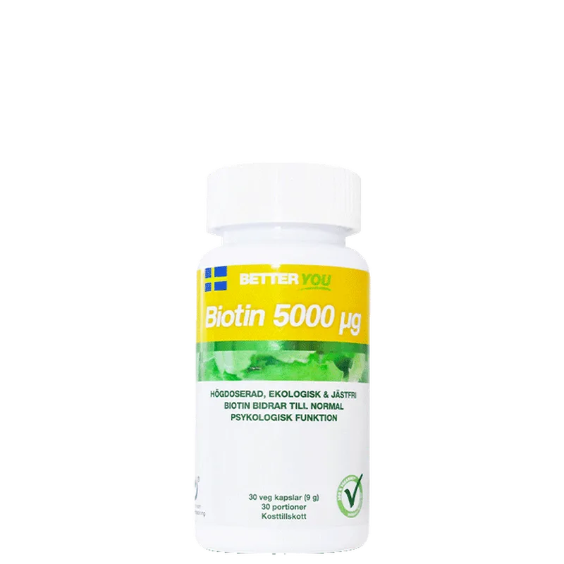 Better You Premium Biotin 5000, 100 kapsler