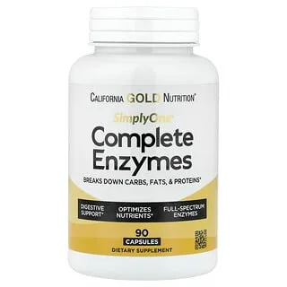 California Gold Nutrition SimplyOne Complete Enzymes