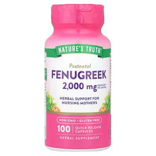Nature's Truth Fenugreek 1000 mg