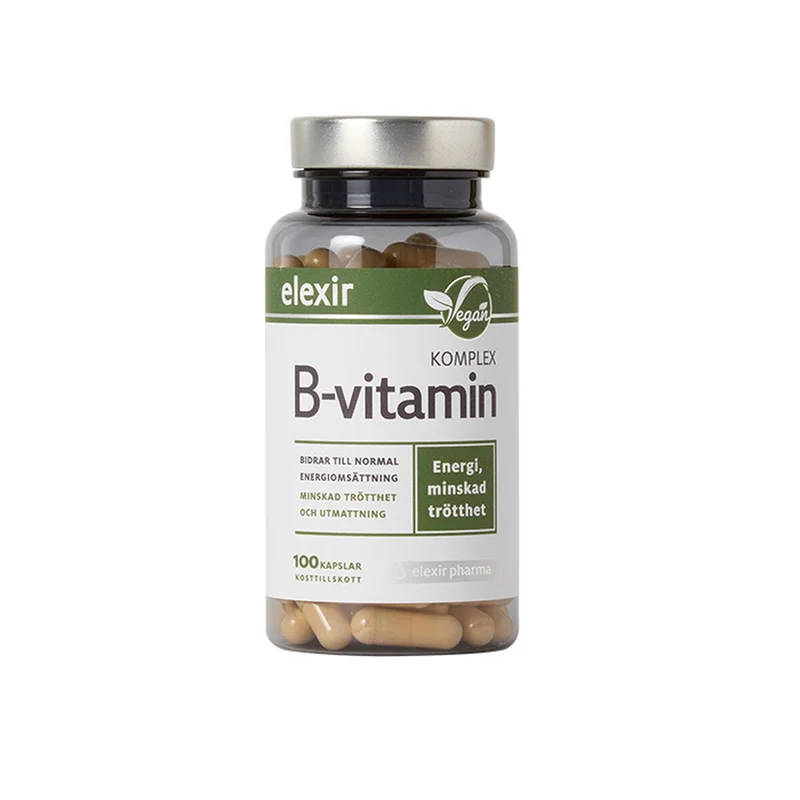 Elexir Pharma B-vitamin Kompleks Vegansk