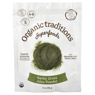 Organic Traditions Bygggress Juicepulver
