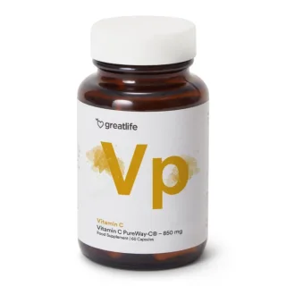 Greatlife Vitamin C PureWay-C 850 mg 60 kapsler
