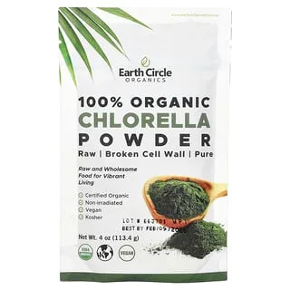 Earth Circle Organics Økologisk Chlorella-pulver