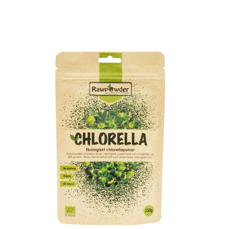 Rawpowder Økologisk Chlorellapulver